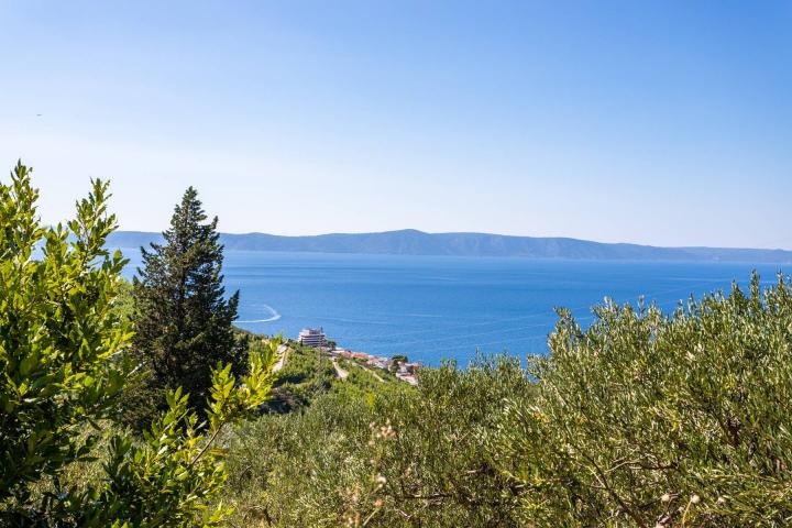 Podgora, građevinsko zemljište s pogledom na more