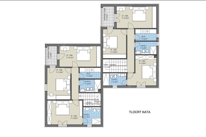 Istra, Labin - četverosoban stan A u kvalitetnoj duplex kući novogradnje s vrtom, NKP 136. 40 m2