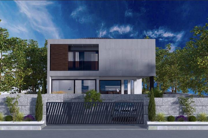 Fažana - moderna duplex kuća s bazenom, 50 m od mora, pogled more, NKP 163. 48 m2