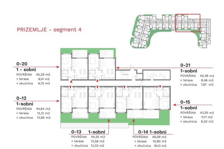 Umag, jednosoban stan, vrt, parking, S 0-13