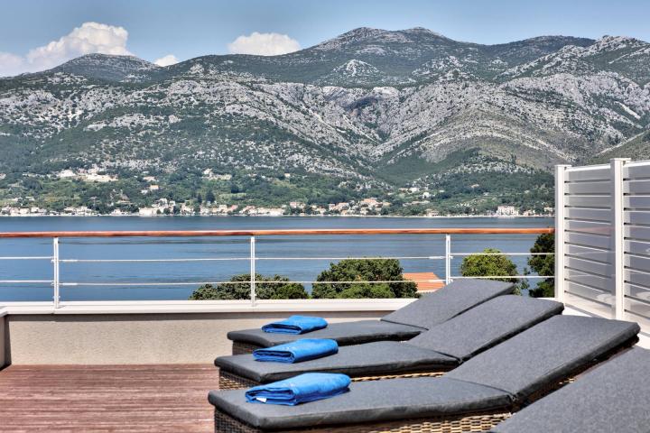 Korčula, luksuzna moderna villa s pogledom na more, jedinstvena ponuda