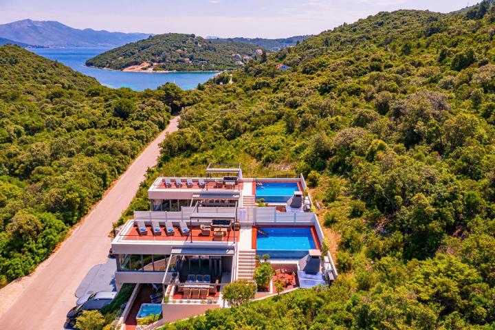 Korčula, luksuzna moderna villa s pogledom na more, jedinstvena ponuda