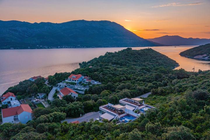 Korčula, luksuzna moderna villa s pogledom na more, jedinstvena ponuda