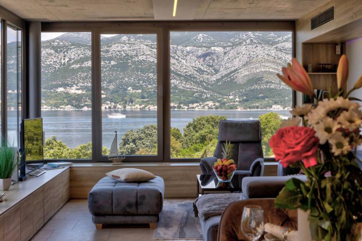 Korčula, luksuzna moderna villa s pogledom na more, jedinstvena ponuda