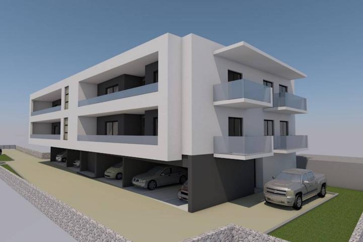 Vodice, NOVOGRADNJA, trosobni stan NKP 89, 32 m2