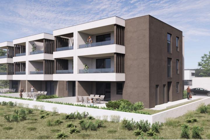 Pula, Valdebek - vrhunski penthouse u novogradnji na drugom katu s dvije garaže D, NKP 112. 10 m2