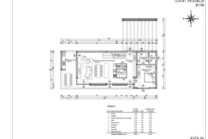 Istria, Kaštelir - Labinci, moderna urbana vila NKP 248 m2 sa velikim  uređenim vrtom