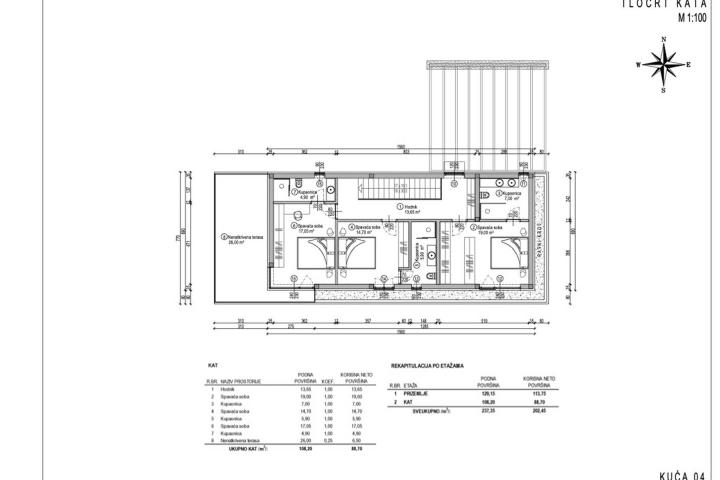 Istria, Kaštelir - Labinci, moderna urbana vila NKP 248 m2 sa velikim  uređenim vrtom