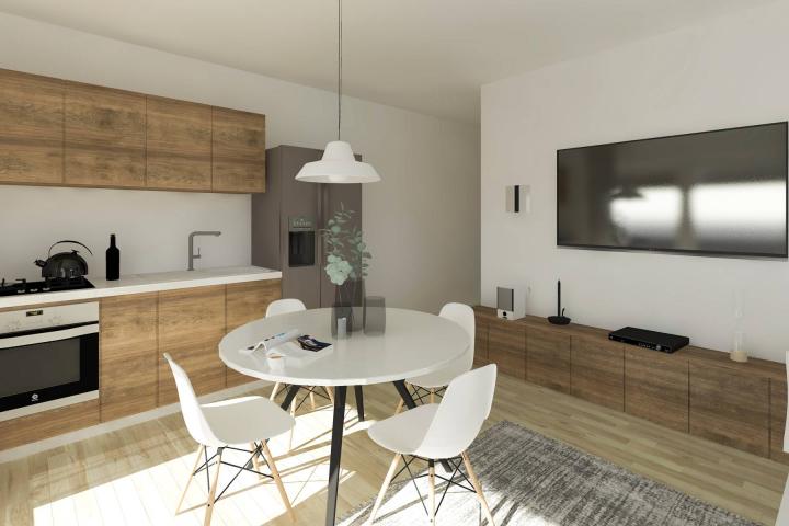 Pag, Mandre trosoban stan-apartman S3 na drugom katu (penthouse) NKP 71 m2 NOVOGRADNJA