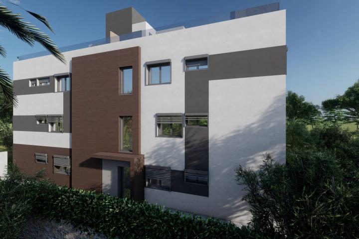 Zadar, Zaton, NOVOGRADNJA, luksuzan dvosoban stan s vrtom NKP 70, 72 m2