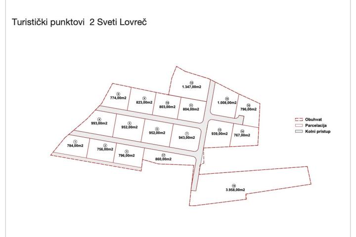 Istra, Sv. Lovreč poljoprivredno zemljište  16120 m2 - za obiteljsko poljoprivredno gospodarstvo