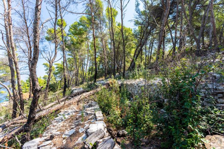 Korčula, atraktivno građevinsko zemljište 1. red uz more