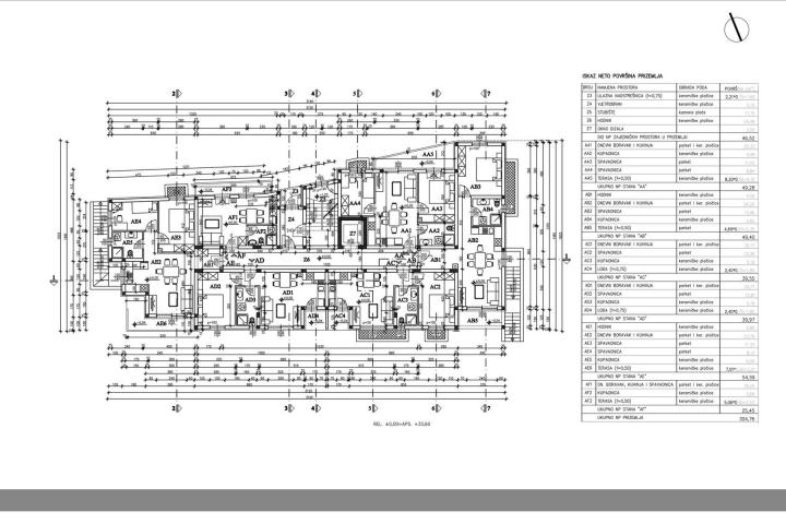 Istra, Štinjan, jednosoban stan AC u prizemlju NKP 39, 55m2 - novogradnja 