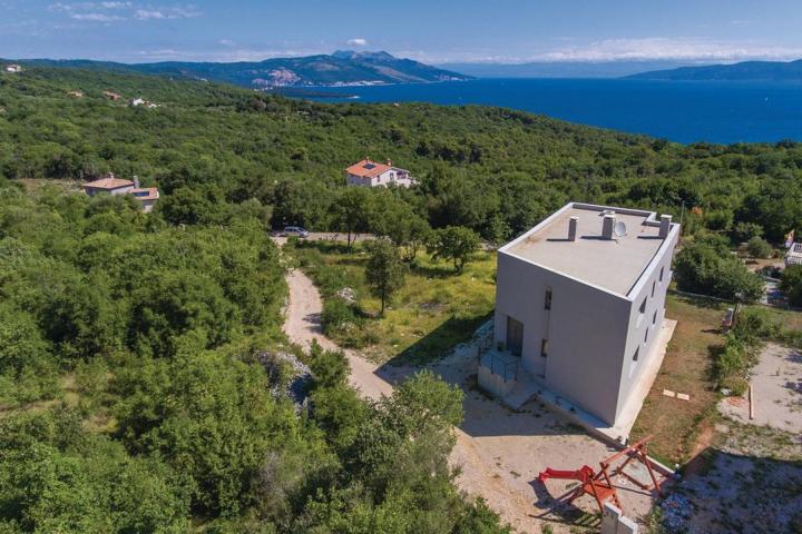 Raša, Drenje, kuća s predivnim pogledom na more