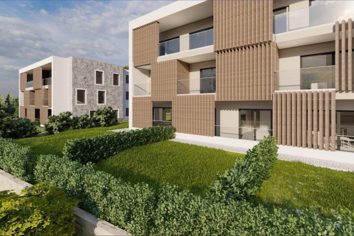 Istra, Labin - prekrasni penthouse u urbanoj villi, A7 2. kat, NKP 112. 15 m2 - pogled na more