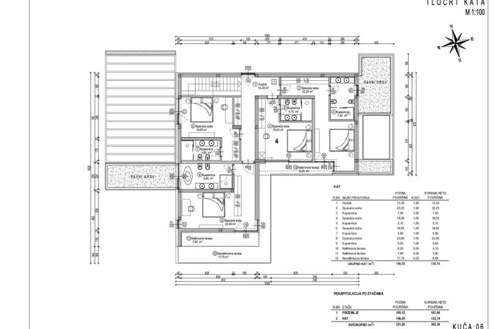 Istra, Kaštelir - Labinci, moderna urbana vila NKP 384 m2 na velikoj okućnici