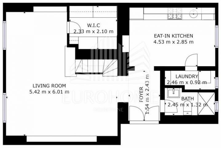 Luksuzni troetažni stan 102m2, CENTAR DRAŠKOVIĆEVA