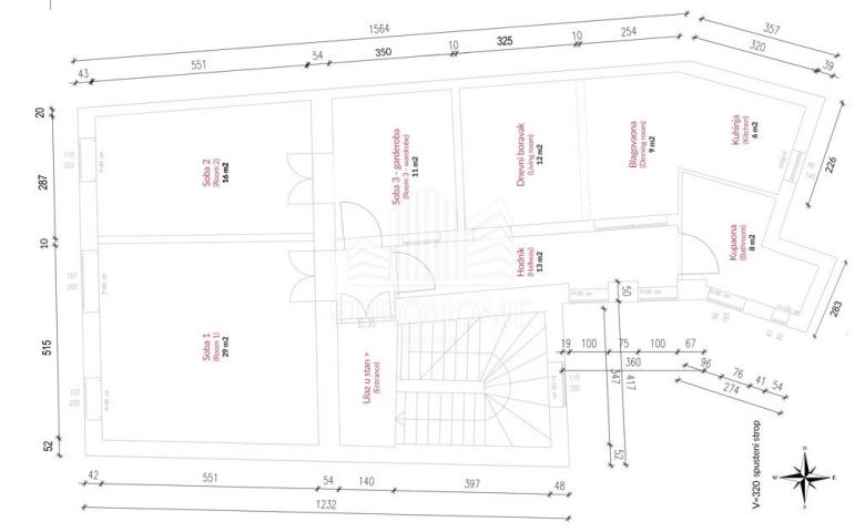 Flat Donji grad, Donji Grad, 109m2