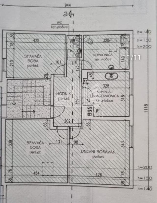 Prekrasan namješten trosobni stan + PM, 83 m2, Velika Gorica