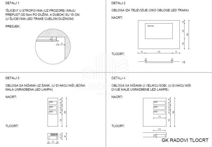 Luskuzni 4S+DB stan, 135m2-NOVA CIJENA