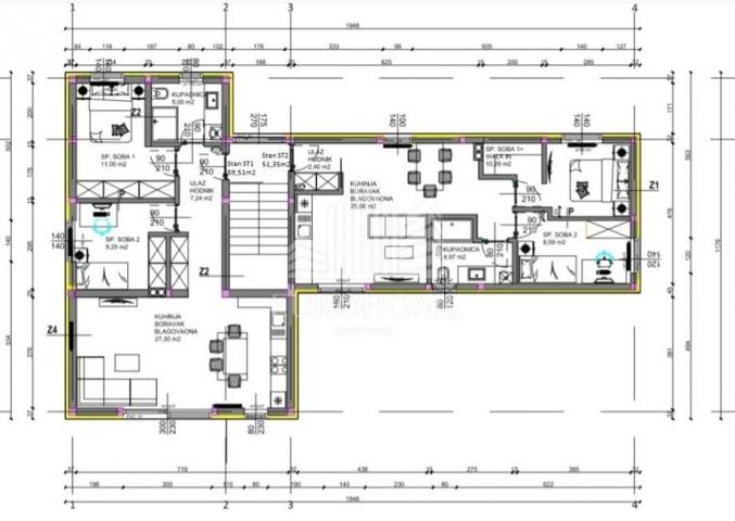 NOVOGRADANJA - 3S STAN 85, 48 m2 - GORNJA DUBRAVA