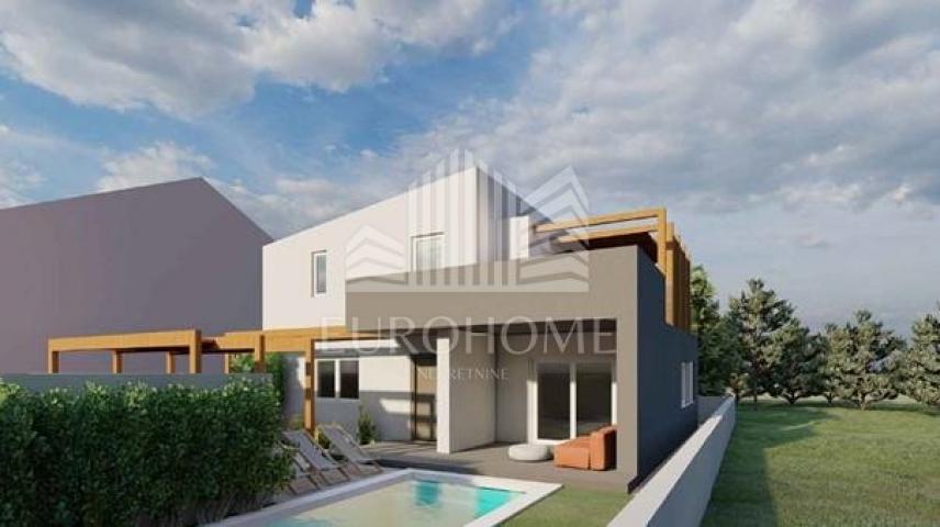 Vila s bazenom dizajn renomiranih arhitekata 191 m2, Vir