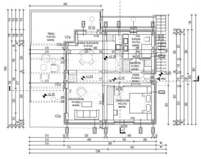 Vila s bazenom dizajn renomiranih arhitekata 191 m2, Vir