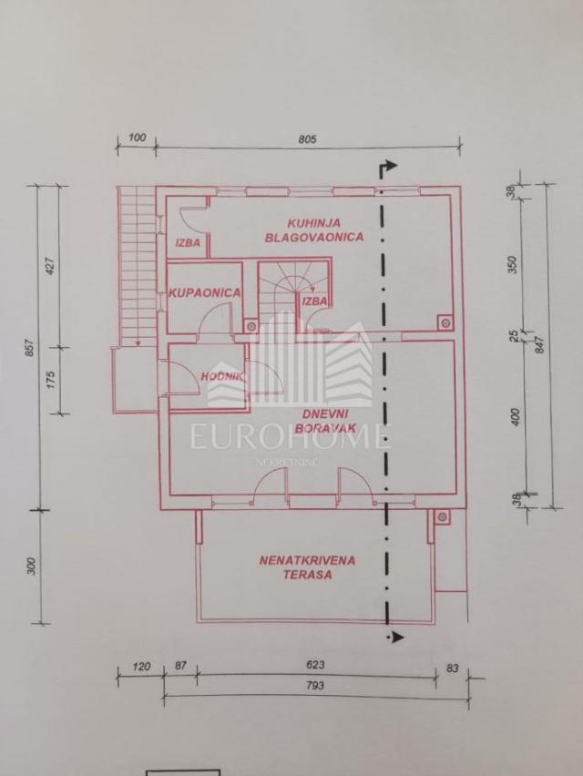 4S, stan Laščina 120m2, 2-etažni