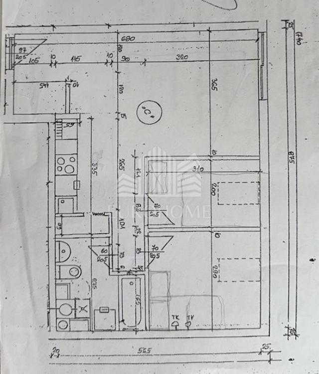 Flat Podsused, Podsused - Vrapče, 48,53m2