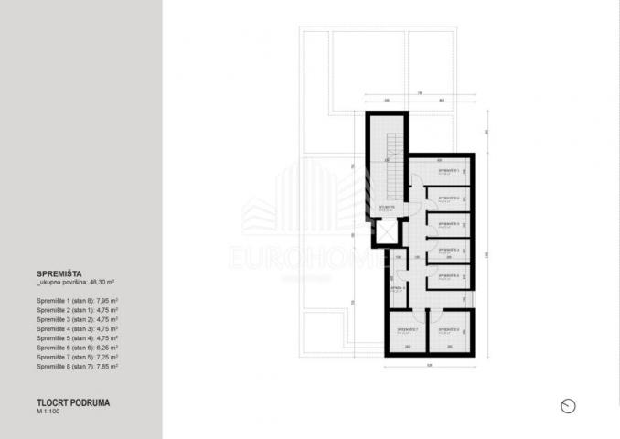 Zadar, Diklo, novogradnja, luksuzni penthouse s pogledom na more 145m2