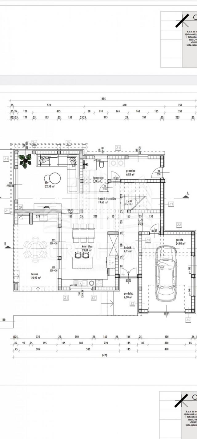 Haus Ljubač, Ražanac, 270m2