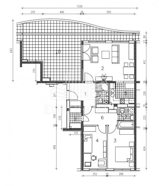 Wohnung Sesvetski Kraljevec, Sesvete, 86,57m2