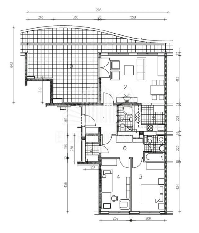 Wohnung Sesvetski Kraljevec, Sesvete, 85,75m2