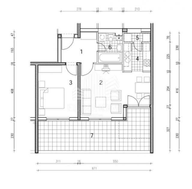 NOVOGRADNJA 56, 27m2, IVER, Sesvetski Kraljevec