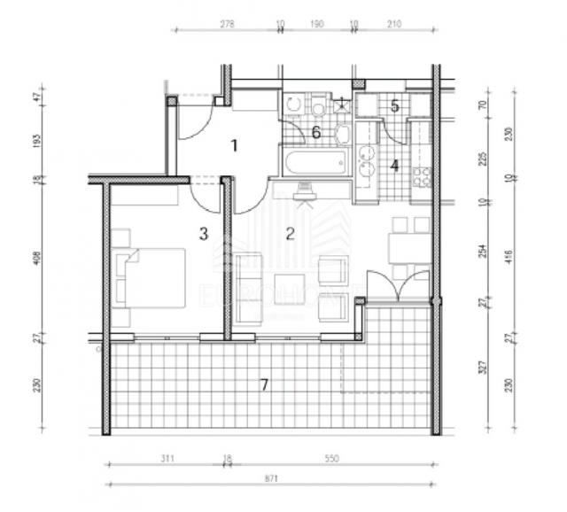 NOVOGRADNJA 56, 27m2, IVER, Sesvetski Kraljevec