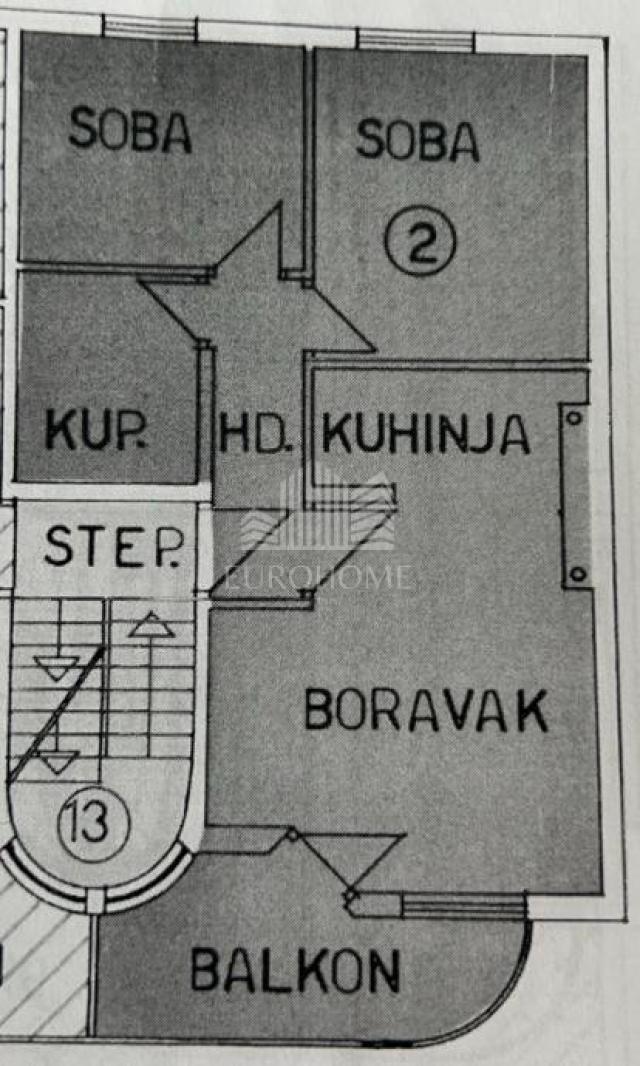 Špansko, Trosoban Stan, 65 + VPM