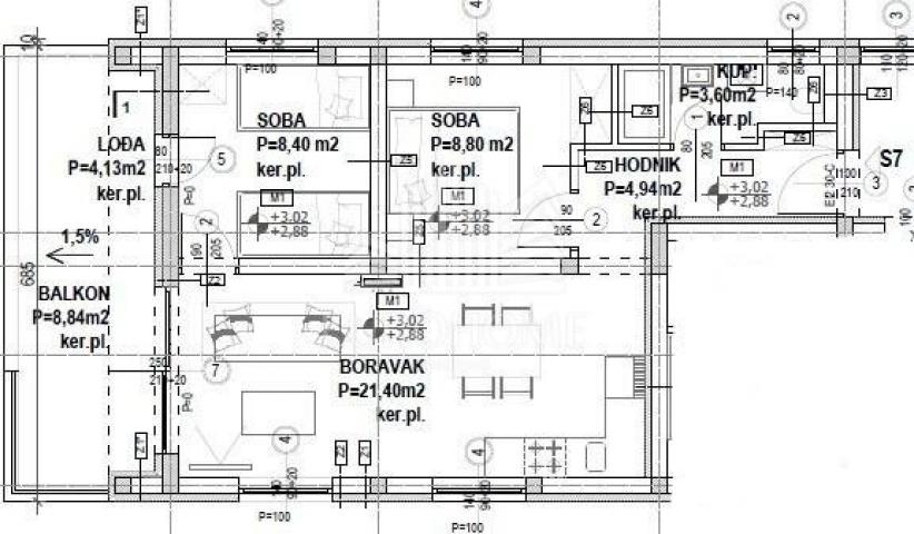 Povljana, novogradnja, 2S apartman + parking 300 m od mora