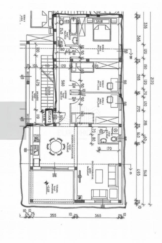 Flat Plovanija, Zadar, 117m2