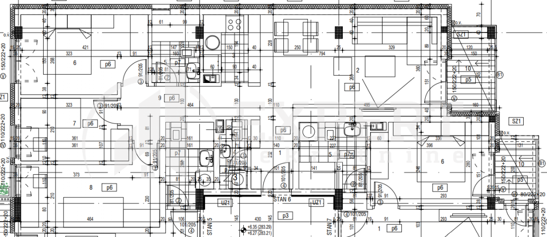 Novogradnja, 3. 5, Palilula, 70 m2