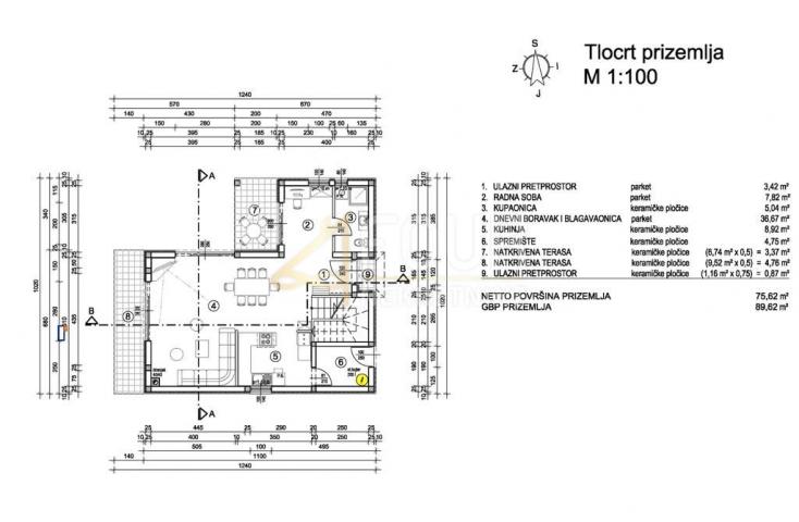 Haus Malinska, Malinska-Dubašnica, 156,53m2