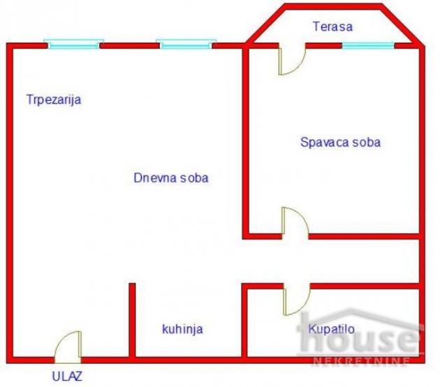 Stan NOVI SAD, CENTAR, kv: 31, € 93700, ID: 1061693