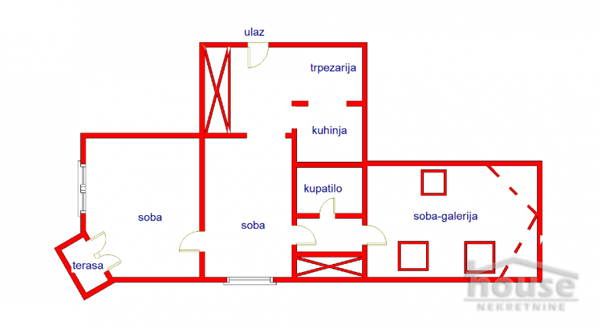 Stan PETROVARADIN, GRADIĆ, kv: 81, € 195700, ID: 1062200