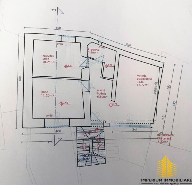 NA PRODAJU Stan: Šibenik, 2, 5soban, 50. 00 m2 (prodaja)