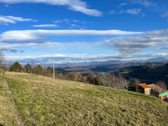 Istria, Motovun, building plot with panoramic view