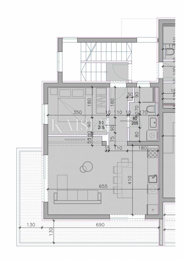 Apartment Sukošan, 86,51m2