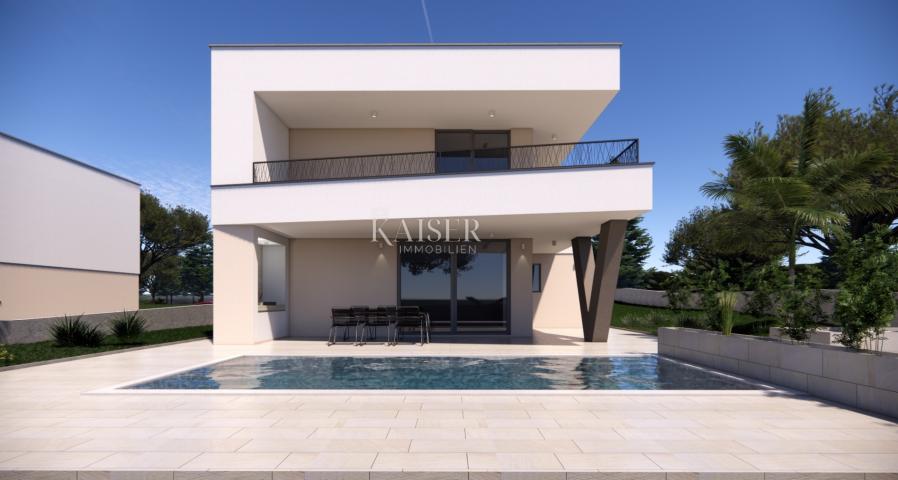 Insel Krk, Brzac - moderne Villa mit Pool 165m2