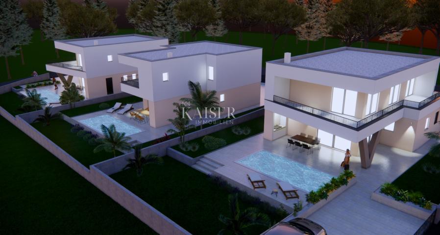 Insel Krk, Brzac - moderne Villa mit Pool 165m2