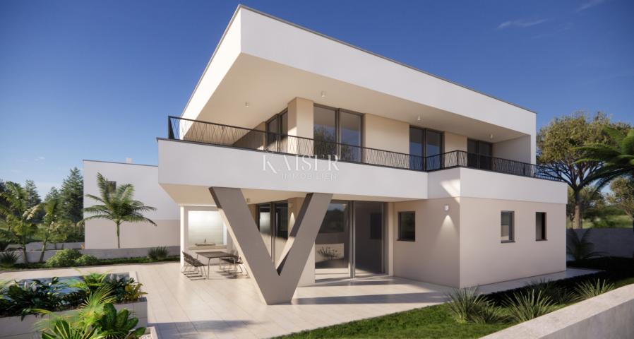 Otok Krk, Brzac - moderna villa sa bazenom 212m2