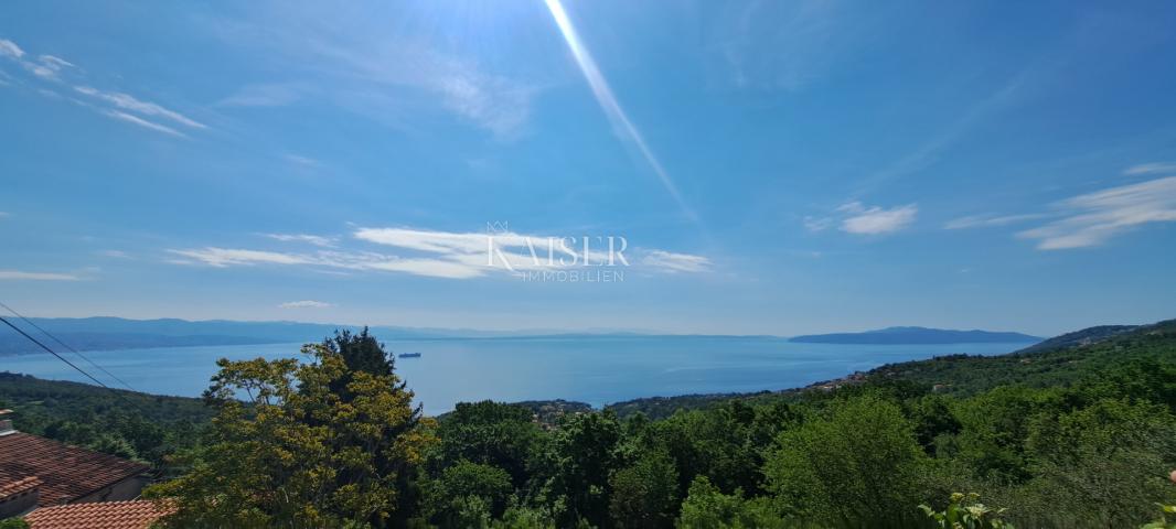 Opatija, Poljane- građevinsko zemljište sa pogledom na more