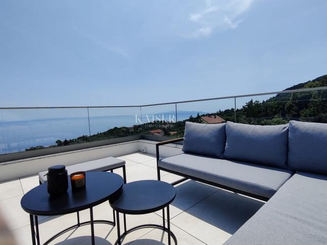 Opatija Riviera, einzigartige Villa mit spektakulärem Meerblick und city skyline Rijeku.